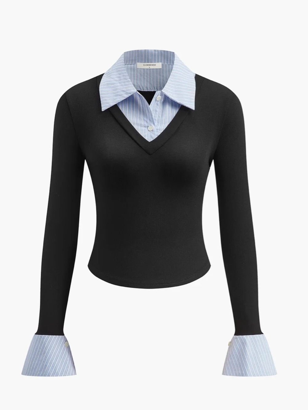Commense 2 in 1 polo shirt navy extra large